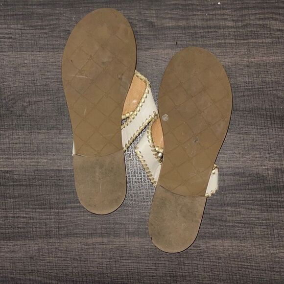 Jack Rogers leather tasseled flip flops - Picture 6 of 6